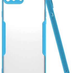 iPhone 7 Plus Kılıf Platin Silikon - Mavi-(5796)