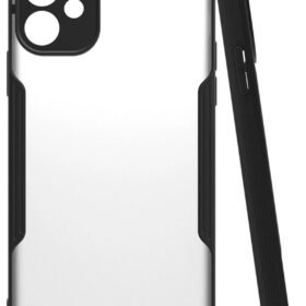 iPhone 11 Kılıf Platin Silikon - Siyah-(5796)