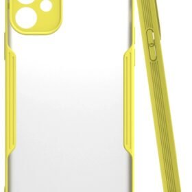 iPhone 11 Kılıf Platin Silikon - Sarı-(5796)