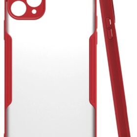 iPhone 11 Pro Kılıf Platin Silikon - Kırmızı-(5796)