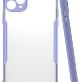 iPhone 11 Pro Kılıf Platin Silikon - Lila-(5796)