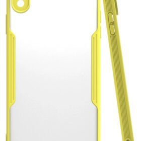 iPhone XS Max Kılıf Platin Silikon - Sarı-(5796)