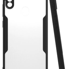 Samsung Galaxy A11 Kılıf Platin Silikon - Siyah-(5796)