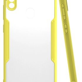 Samsung Galaxy A11 Kılıf Platin Silikon - Sarı-(5796)