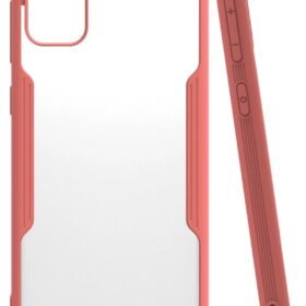 Samsung Galaxy M31 Kılıf Platin Silikon - Pembe-(5796)