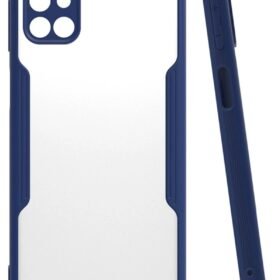 Samsung Galaxy M31S Kılıf Platin Silikon - Lacivert-(5796)