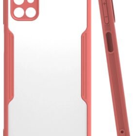 Samsung Galaxy M31S Kılıf Platin Silikon - Pembe-(5796)