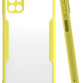 Samsung Galaxy M31S Kılıf Platin Silikon - Sarı-(5796)