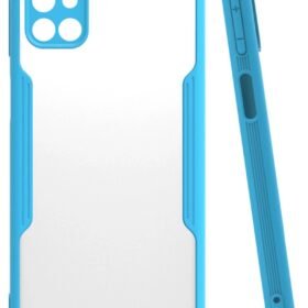 Samsung Galaxy M31S Kılıf Platin Silikon - Mavi-(5796)