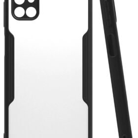 Samsung Galaxy M51 Kılıf Platin Silikon - Siyah-(5796)