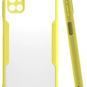 Samsung Galaxy M51 Kılıf Platin Silikon - Sarı-(5796)