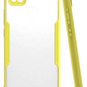 Xiaomi Redmi 9C Kılıf Platin Silikon - Sarı-(5796)