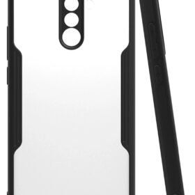 Xiaomi Redmi Note 8 Pro Kılıf Platin Silikon - Siyah-(5796)