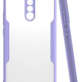 Xiaomi Redmi Note 8 Pro Kılıf Platin Silikon - Lila-(5796)
