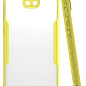 Xiaomi Redmi Note 9 Kılıf Platin Silikon - Sarı-(5796)