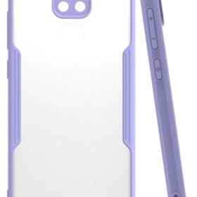 Xiaomi Redmi Note 9 Kılıf Platin Silikon - Lila-(5796)