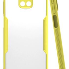 Xiaomi Redmi Note 9S Kılıf Platin Silikon - Sarı-(5796)