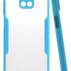 Xiaomi Redmi Note 9S Kılıf Platin Silikon - Mavi-(5796)