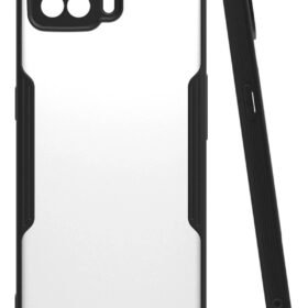 Oppo A73 Kılıf Platin Silikon - Siyah-(5796)