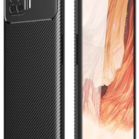 Oppo A73 Kılıf Auto Focus Karbon Kapak - Siyah-(5796)