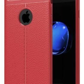 iPhone 7 Plus Kılıf Auto Focus Kapak - Kırmızı-(5796)