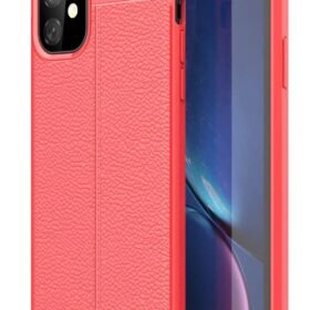 iPhone 11 Kılıf Auto Focus Kapak - Kırmızı-(5796)