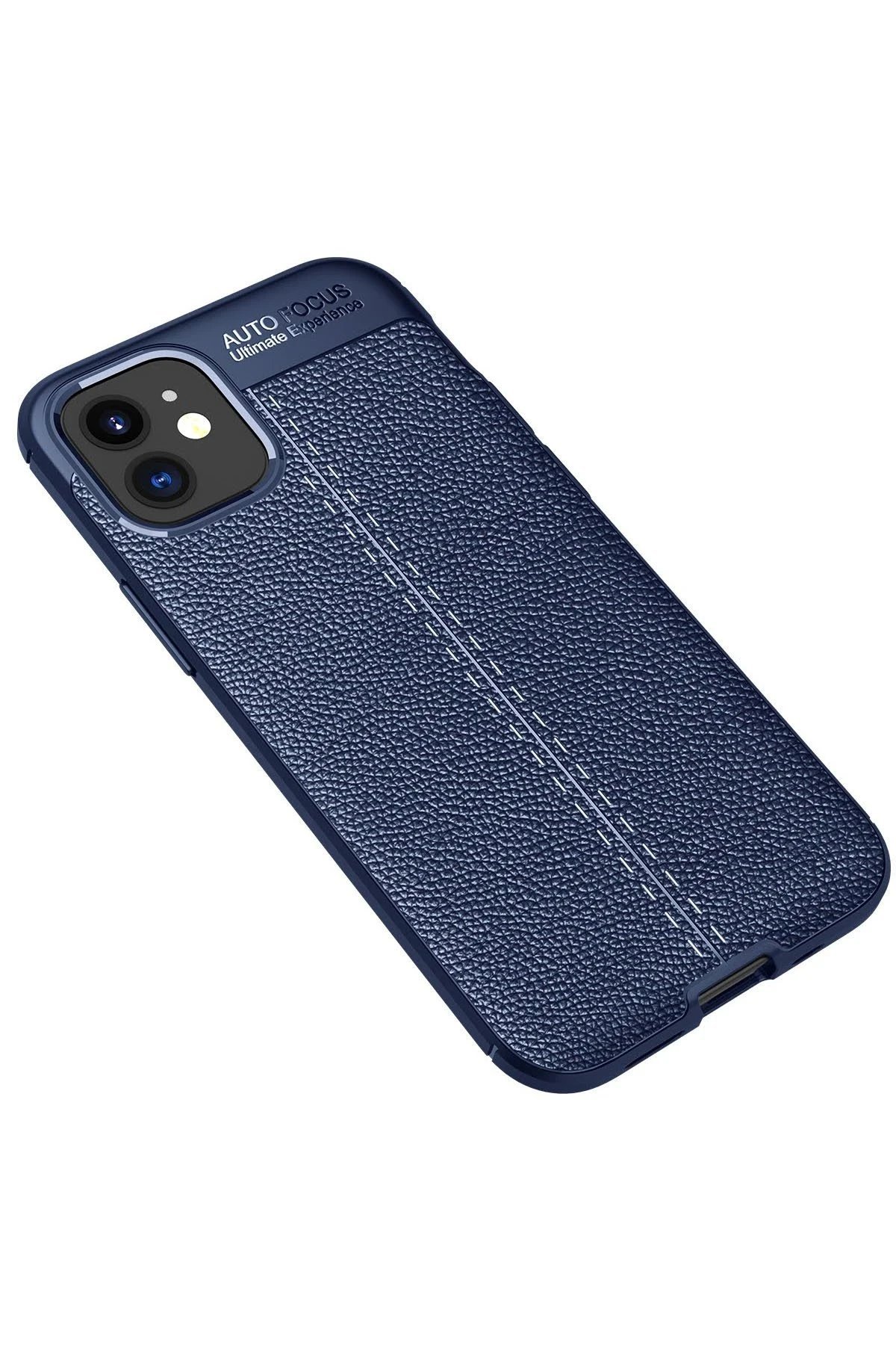 iPhone 12 Mini Kılıf Auto Focus Kapak - Lacivert-(5796) - Görsel 2