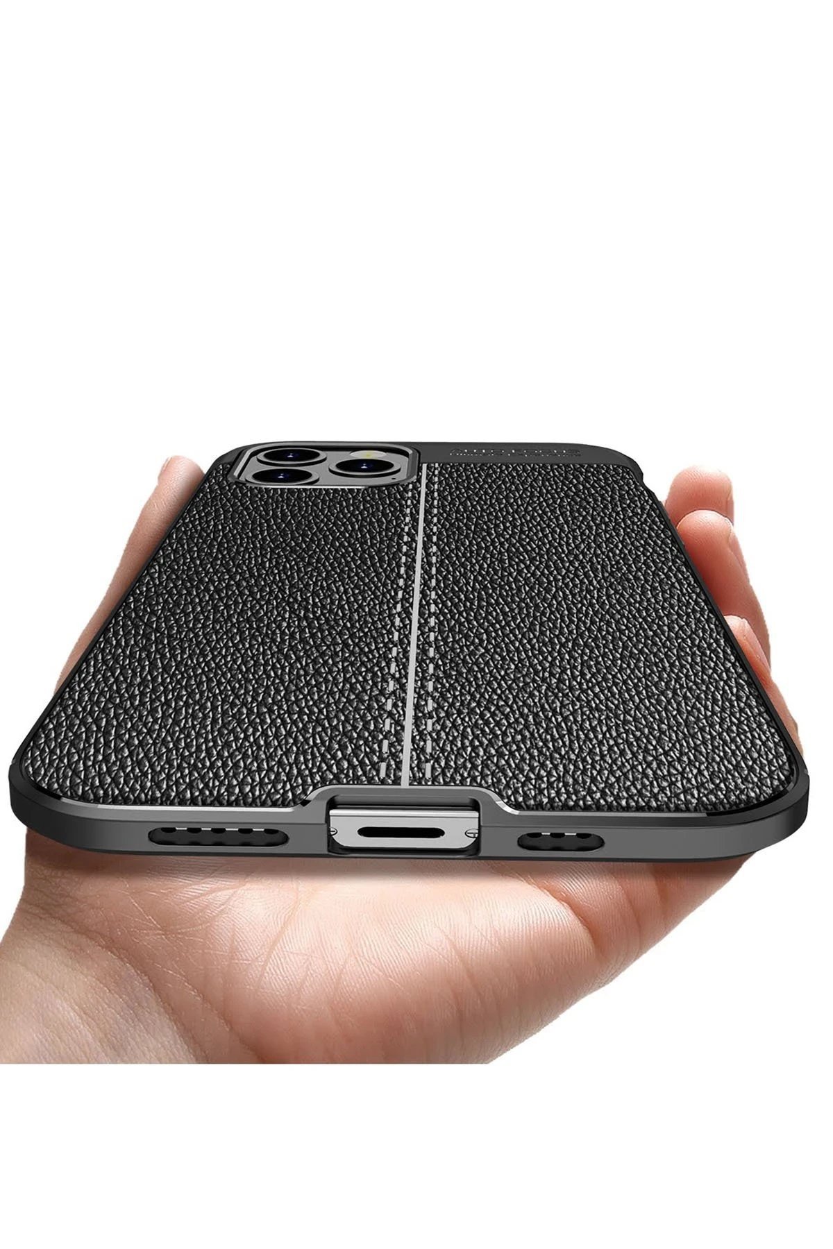 iPhone 12 Pro Kılıf Auto Focus Kapak - Kırmızı-(5796) - Görsel 5