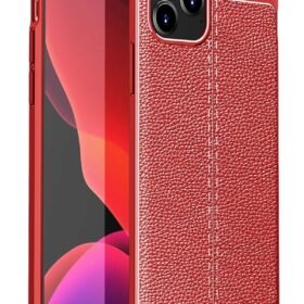 iPhone 12 Pro Max Kılıf Auto Focus Kapak - Kırmızı-(5796)