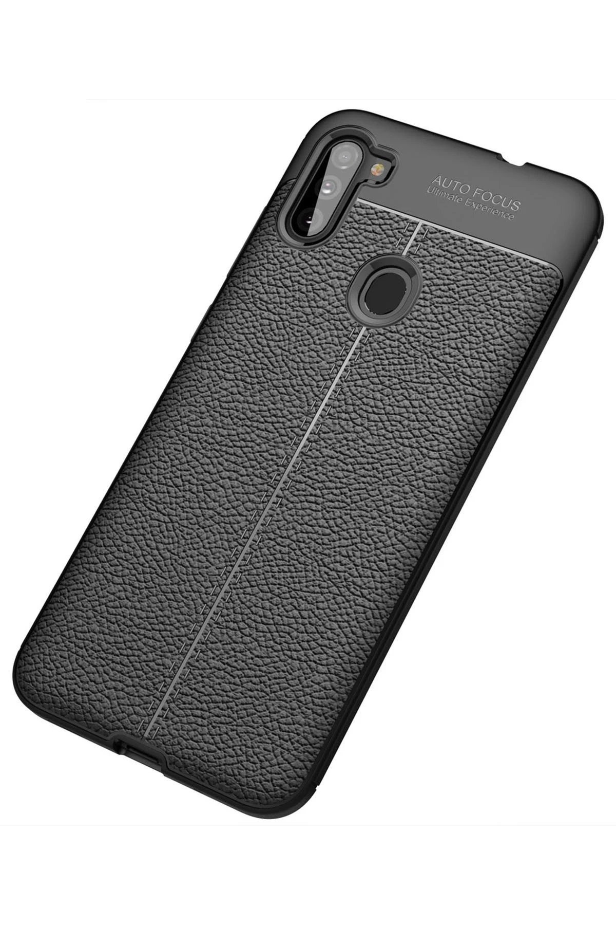 Samsung Galaxy A11 Kılıf Auto Focus Kapak - Siyah-(5796) - Görsel 2