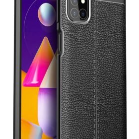 Samsung Galaxy M31S Kılıf Auto Focus Kapak - Siyah-(5796)