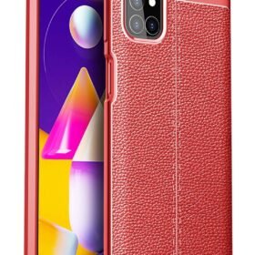 Samsung Galaxy M31S Kılıf Auto Focus Kapak - Kırmızı-(5796)