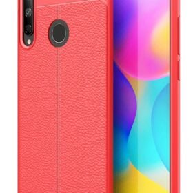 Huawei P40 Lite E Kılıf Auto Focus Kapak - Kırmızı-(5796)