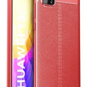 Huawei Y5P Kılıf Auto Focus Kapak - Kırmızı-(5796)