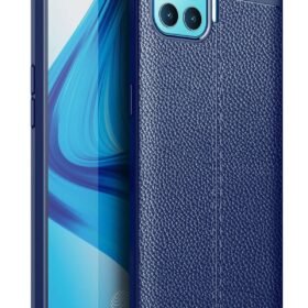 Oppo Reno 4 Lite Kılıf Auto Focus Kapak - Lacivert-(5796)