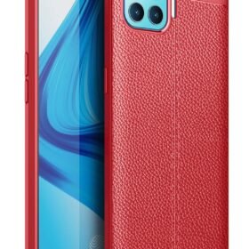 Oppo Reno 4 Lite Kılıf Auto Focus Kapak - Kırmızı-(5796)