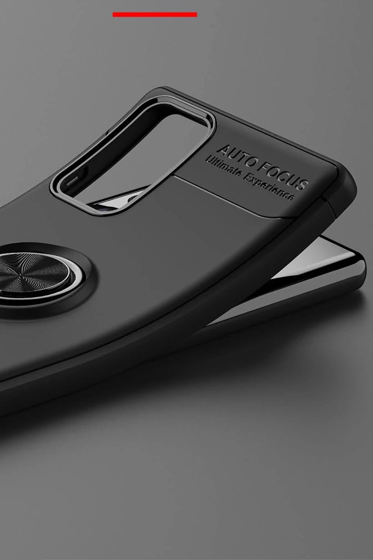 Samsung Galaxy Note 20 Kılıf Range Yüzüklü Silikon - Mavi-(5796) - Görsel 5