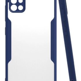 Samsung Galaxy A71 Kılıf Platin Silikon - Lacivert-(5796)