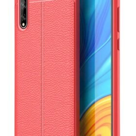 Huawei P Smart S Kılıf Auto Focus Kapak - Kırmızı-(5796)