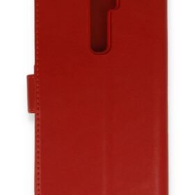 Oppo Reno 2Z Kılıf Trend S Plus Kapaklı Kılıf - Kırmızı-(5796)