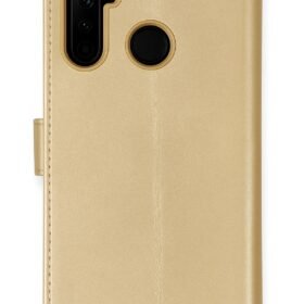 Realme 6i Kılıf Trend S Plus Kapaklı Kılıf - Gold-(5796)
