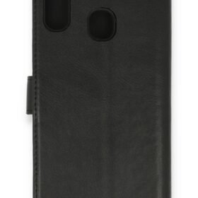 Samsung Galaxy A20S Kılıf Trend S Plus Kapaklı Kılıf - Siyah-(5796)