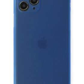 iPhone 11 Pro Max Kılıf PP Ultra İnce Kapak - Mavi-(5796)