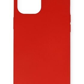 iPhone 12 Pro Max Kılıf Nano içi Kadife Silikon- Kırmızı-(5796)