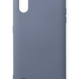 Samsung Galaxy A01 Kılıf Nano içi Kadife Silikon - Gri-(5796)