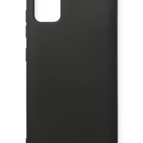 Samsung Galaxy A71 Kılıf Nano içi Kadife Silikon - Siyah-(5796)