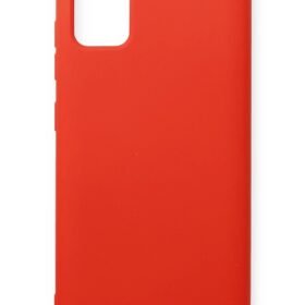 Samsung Galaxy A71 Kılıf Nano içi Kadife Silikon - Kırmızı-(5796)