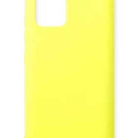 Samsung Galaxy A91 / S10 Lite Kılıf Nano içi Kadife Silikon - Sarı-(5796)