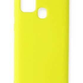 Samsung Galaxy M31 Kılıf Nano içi Kadife Silikon - Sarı-(5796)