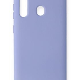 Samsung Galaxy M40 Kılıf Nano içi Kadife Silikon - Lila-(5796)